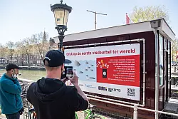 In Utrecht in den Niederlanden gibt es eine Schleuse mit virtueller T&uuml;rklingel f&uuml;r Fische. - &copy; Robert Oosterbroek/Stadt Utrecht /dpa
