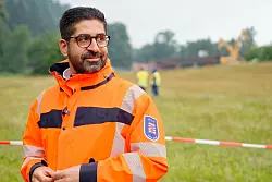 Mansoori will Tempo beim Neubau. - &copy; Uwe Anspach/dpa