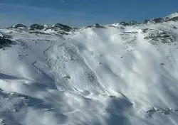 Im Raum Bad Hofgastein gab es einen Lawinenabgang - eine Frau starb in den Schneemassen. - &copy; Unbekannt/BERGRETTUNG SALZBURG/APA/dpa