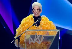 Bei der Karnevalssitzung des Aachener Ordens wider den tierischen Ernst sprach auch FDP-Politikerin Marie-Agnes Strack-Zimmermann. - &copy; Henning Kaiser/dpa
