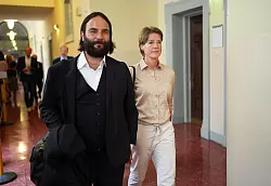 Die 52 Jahre alte Angeklagte Christina Block an der Seite ihres neuen Pflichtverteidigers Ingo Bott. - &copy; Marcus Brandt/dpa