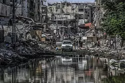 Ein Ende des Krieges im Gazastreifen w&uuml;rde der Abschluss der Bodenoffensive nicht unbedingt bedeuten. - &copy; Abed Rahim Khatib/dpa