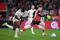 Florian Wirtz spielte deutlich auffälliger als Jamal Musiala. - © Federico Gambarini/dpa