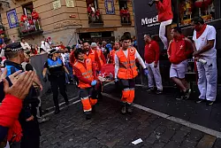 Beim ersten Lauf wurden sechs Menschen verletzt. - &copy; Alvaro Barrientos/AP/dpa