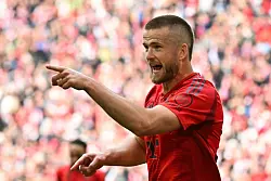 Vor einem Wechsel? Eric Dier vom FC Bayern. - © Peter Kneffel/dpa