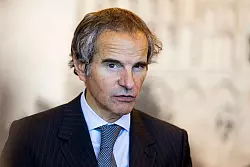 IAEA-Direktor Grossi mahnt die Kriegsparteien zur Vorsicht rund um das Atomkraftwerk Saporischja. (Archivbild) - © Alexandr Podgorchuk/Rosatom State Atomic Energy Corporation/AP/dpa