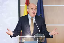 EZB-Vize de Guindos stellte die Empfehlungen der «Taskforce» vor. (Archivbild) - © Eduardo Parra/EUROPA PRESS/dpa