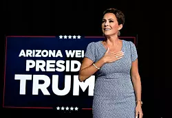 Die Republikanerin Kari Lake will in den Senat. (Archivbild) - &copy; Alex Brandon/AP/dpa