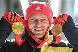 Der viermalige Olympiasieger Francesco Friedrich hat die ersten Fahrten auf der Bahn in Cortina gemacht. (Archivbild) - © Robert Michael/dpa-Zentralbild/dpa