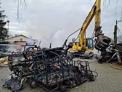 In einem Restaurant des «Freizeit-Landes» brach ein Feuer aus. - © Pia Bayer/dpa