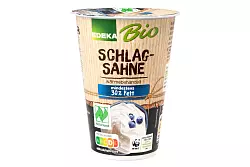 Die Edeka Bio Schlagsahne schnitt gut ab (Gesamtnote 1,9) und zwar geschmacklich top. - © Ralph Kaiser/Stiftung Warentest/dpa-tmn