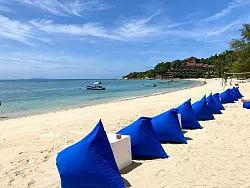 Mit herrlichen Stränden lockt Koh Phangan Touristen aus aller Welt. (Archivbild) - © Carola Frentzen/dpa