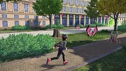 Paxton heißt der Protagonist, mit dem die Spielenden durch Illumina City reisen. - © Nintendo/dpa-tmn