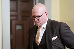 Sascha Böttner ist der Verteidiger des israelischen Angeklagten. - © Marcus Brandt/dpa