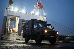 Ziel der Truppenbewegungen ist der Truppen&uuml;bungsplatz Bergen in Niedersachsen. - &copy; Lars Penning/dpa
