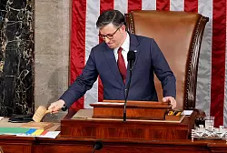 Johnson hatte vorab um seine Wiederwahl bangen müssen. - © Jacquelyn Martin/AP/dpa