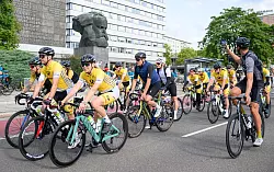 Breiter Kulturbegriff: Als Kulturhauptstadt Europas hat Chemnitz auch die Sportkultur gefeiert. Wie hier beim European Peace Ride oder beim Kulturhauptstadt-Marathon (Archivbild) - © Hendrik Schmidt/dpa