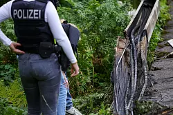 Brand im Kabelkanal: Polizei sieht Sabotage. - &copy; Christoph Reichwein/dpa