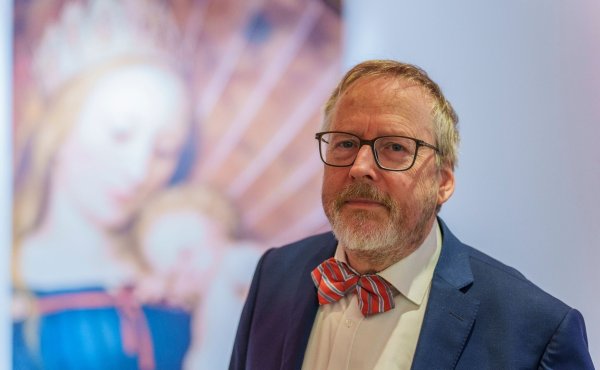 Prof. Dr. Jochen Sander, Kurator der Ausstellung "Holbein und die Renaissance im Norden". - © Andreas Arnold/dpa