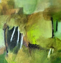 Die abstrakten Werke von Juliane Kaiser-Jürgens werden Teil der Ausstellung sein. - © Juliane Kaiser-Jürgens