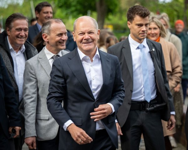 Bundeskanzler Olaf Scholz will ein zurückhaltender Ex-Kanzler sein. - © Soeren Stache/dpa