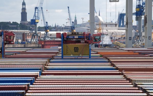Durchwachsene Juli-Bilanz für den deutschen Außenhandel. (Archivbild) - © Marcus Brandt/dpa