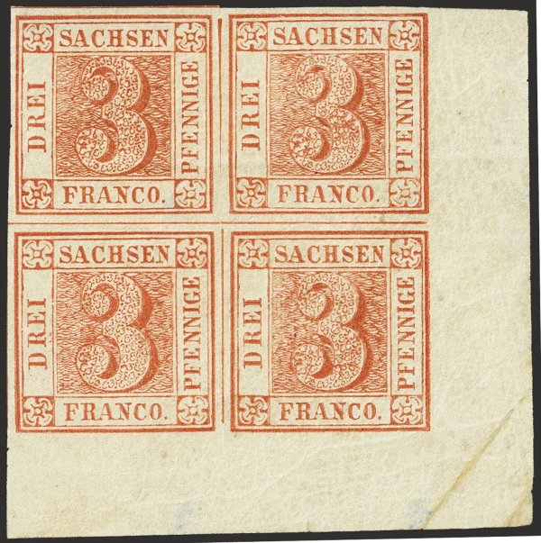 Versteigerung eines «Sachsendreiers» - © Foto: -/Heinrich Köhler Auktionshaus /dpa