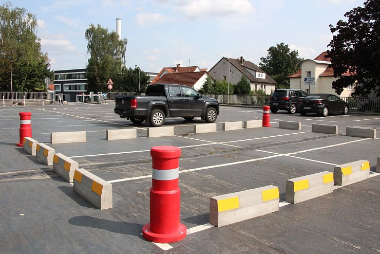 Absperrung Parkpalette - © Marlen Grote