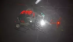 Polizei rettet G&uuml;tersloher

mit Hubschrauber - &copy; Mettmann