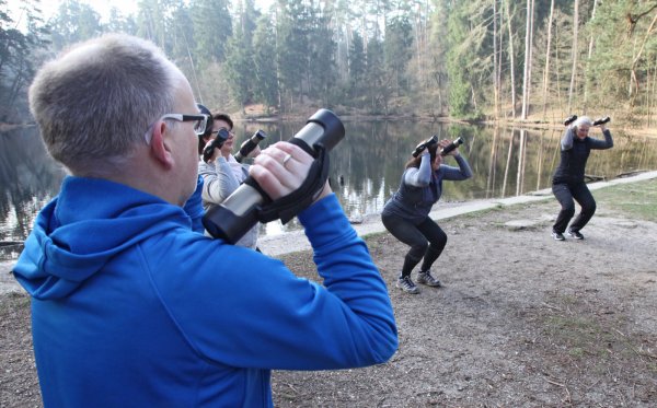 Oliver Königs Selbsterfahrung mit dem Reaktiv-Walking. - © Vera Gerstendorf-Welle