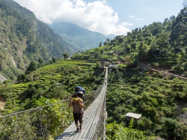 Trekking im Himalaya - © Foto: Florian Sanktjohanser