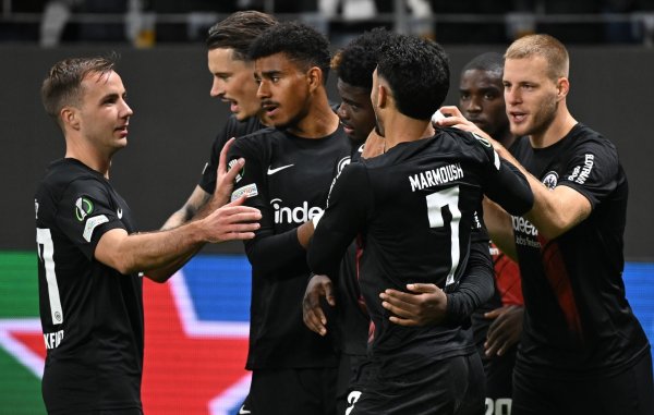 Die Eintracht setzte sich deutlich gegen HJK Helsinki durch. - © Arne Dedert/dpa