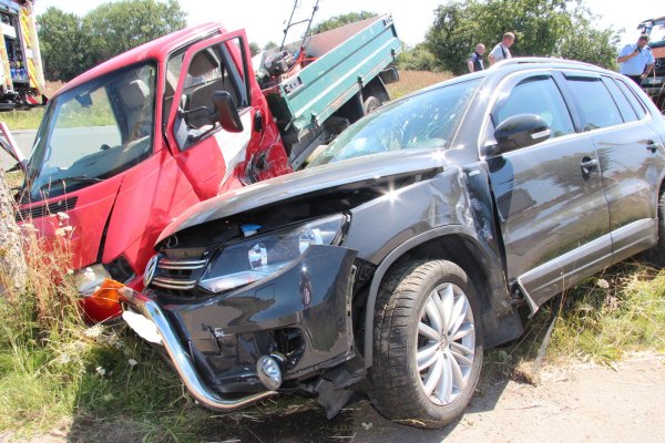 Unfall auf der B66. - © Cordula Gröne