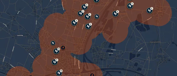 Laut der Website "Störungsauskunft.de" gibt es im Mindener Stadtgebiet sowie in Wietersheim und Frille derzeit zahlreiche Stromausfälle. Screenshot: - © störungsauskunft.de