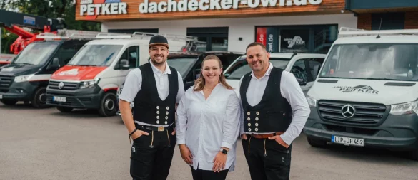Patrick Hagelgans, Milena Stotz und Jakob Petker (von links) sind ein eingespieltes Team geworden. - © Milena Stotz