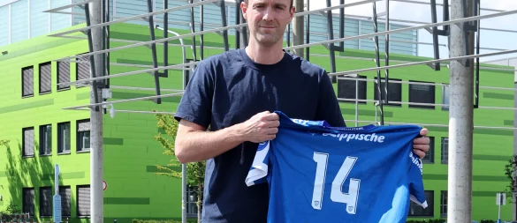 Mit der "14" will Bobby Schagen noch zwei weitere Jahre für den TBV Lemgo Lippe aktiv sein. - © Paul Cohen
