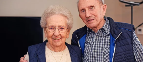 Helga und Werner Just feiern Gnadenhochzeit. - © Nicole Ellerbrake