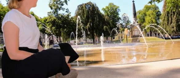 Wird zur Filmkulisse: Auf dem Kaiser Wilhelm Platz kann es am Donnerstag und Freitag zu Einschräkungen kommen. - © Archivbild: Janet König