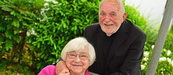 Gabriele und Professor Wolfgang Brüning sind seit 65 Jahren verheiratet. - © Nicole Ellerbrake