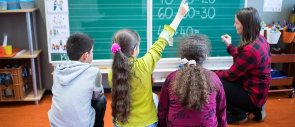 Städte und Gemeinden in OWL müssen aktuell viele Räume schaffen, um den OGS-Rechtsanspruch ab 2026/27 erfüllen zu können. - © picture alliance / Marcel Kusch/dpa
