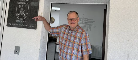 Michael Krügermeyer-Kalthoff ist gerne am Schießstand uns beschreibt sein Amt als Schützenoberst der Lagenser Gilde als schönes Hobby. - © Sandra Castrup