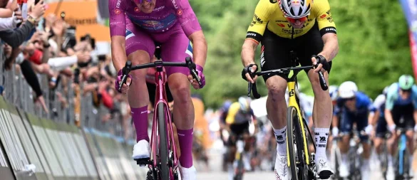 Im vergangenen Jahr gewinnt mit Mads Pedersen (l.), Radsport-Profi des Teams Lidl-Trek, einer der weltbesten Sprinter die Lidl Deutschland Tour. Bei der neuerlichen Ausgabe sollen Pedersen und Co. auch durch Gütersloh fahren. - © IMAGO/ZUMA Press