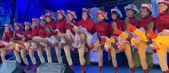 Die Lagenser haben am Samstag auf dem Marktplatz die närrische Session eröffnet. - © Sandra Castrup