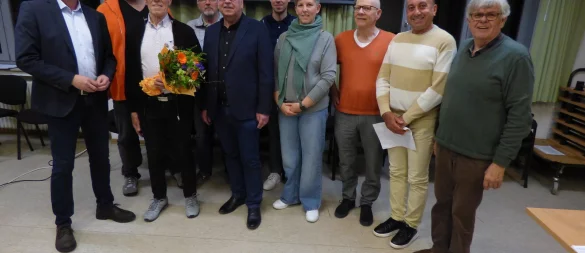 Bei der Versammlung des Stadtsportverbandes ehrte und verabschiedete der Vorstand Fridolin Schäfers. - © Stadtsportverband