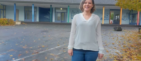 Die neue Schulleiterin Jana Wolf möchte das Thema Mobbingprävention weiter ausbauen. - © Michaela Weiße