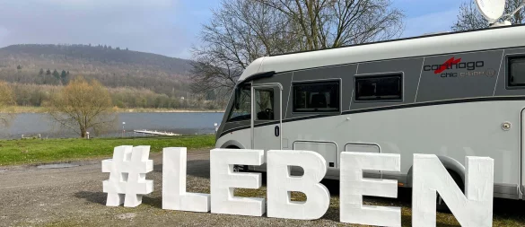 Die Polizei Lippe lädt Camper zum Wiegen ihrer Mobile. - © Polizei Lippe
