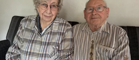 Magdalene und Walter Ükermann feiern heute Eiserne Hochzeit. - © Sandra Castrup