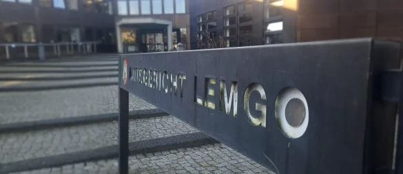 Ein Strafprozess wegen Beleidigung ist am Amtsgericht Lemgo etwas anders gelaufen als geplant. Am Ende - © Janet König