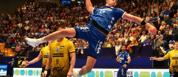 Joel Willecke bot gegen den TVB Stuttgart vorne wie hinten eine starke Partie. - © Jörg Hagemann