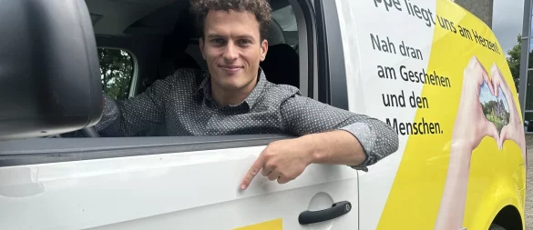 Das LZ-Wahlmobil kommt nach Hohenhausen. - © Cordula Gröne